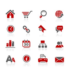Web site icons vector image