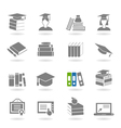 School an icon vector image