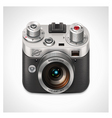 Vector retro camera xxl icon vector image