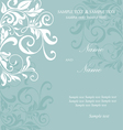 Floral card vector image