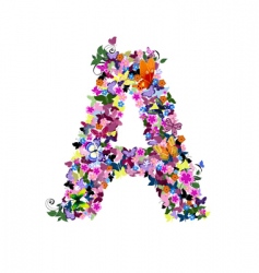 Floral pattern vector image