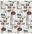 Paint tools seamless vector image