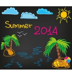 Summer 2014 2 vector image