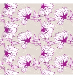 Flower wallpaper pattern Flower wallpaper pattern vector image