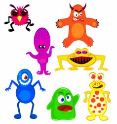 Monster vector image