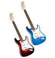 Electric guitars vector image