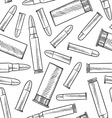 Doodle bullets patterns seamless vector image