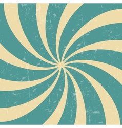 Retro vintage grunge hypnotic background vector image