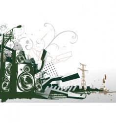 Urban background vector image
