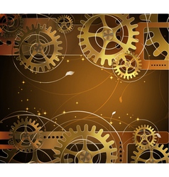 Abstract mechanical background vector image