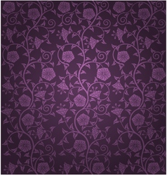 Seamless floral pattern vector image