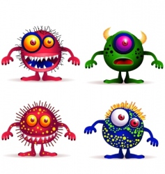 monster vector image