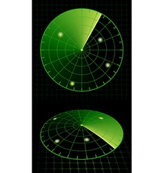 Radar screen Radar screen vector image