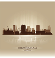 Birmingham England skyline city silhouette vector image