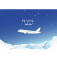 Airplane travel background vector image