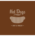 Hot dogs vector image