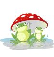 Frogs vector image