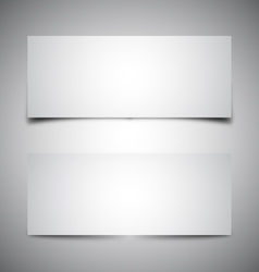 Two box shadows vector image