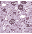 Graffiti seamless texture vector image
