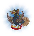 WOW garuda vector image