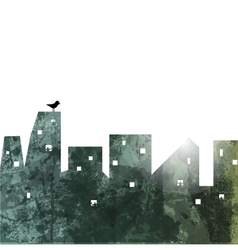 Rooftops vector image