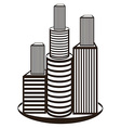 Real estate symbol vector image