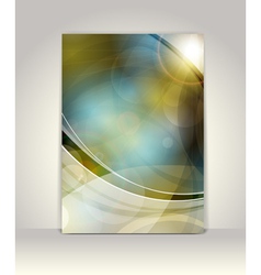 Flyer or brochure template vector image