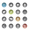 Communication icons vector image