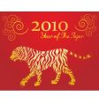Year of the tiger vector image