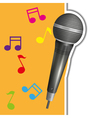 Microphone vector image