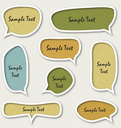 Colorful speech bubbles Colorful speech bubbles vector image