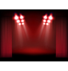 Spots and stage vector image