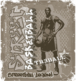 Streetball basketball vector image