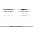 Text dividers set vector image