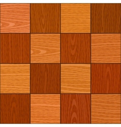 Seamless oak square chess like parquet texture vector image