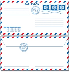 Airmail envelope eps10 vector image