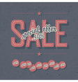 Sale card template vector image