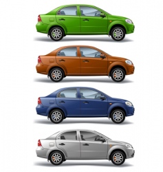 Cars vector image