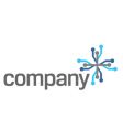 Connection technology logo vector image