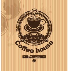 Cup of coffee vector image