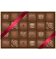 Box of chocolates vector image