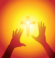Religion silhouette vector image