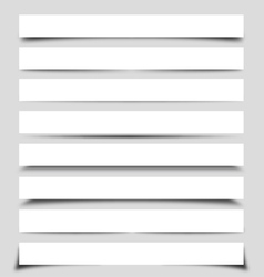 Box shadows vector image