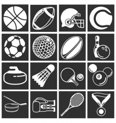 Sports icon set vector image