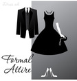 Formal attire vector image