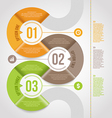 Abstract infographics template design vector image