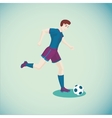 Soccer player Isolated cartoon character Sport Soccer player Isolated cartoon character Sport vector image