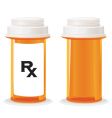 Pill bottle vector image