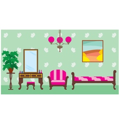 Living room vector image