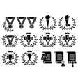 Sports symbol set vector image